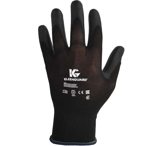 Gants polyvalents KleenGuard G40, 6/T-petit, R&ecirc;vetement Polyur&eacute;thane, Calibre 15, Enveloppe en Nylon M & M Nord Ouest Inc