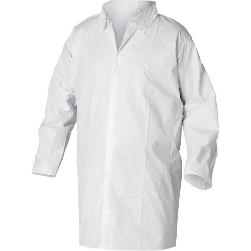 Blouse de laboratoire KleenGuard A20, SMS, Blanc, 2T-Grand M & M Nord Ouest Inc