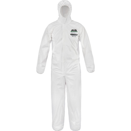 MicroMax&reg; Coveralls, 3X-Large, White, Microporous M & M Nord Ouest Inc