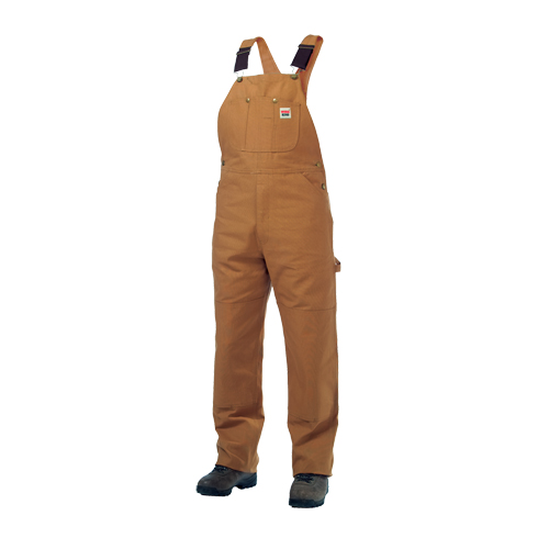 Salopettes en canevas de coton non doubl&eacute;e, Hommes, Grand, Brun M & M Nord Ouest Inc
