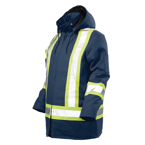 Parka de s&eacute;curit&eacute;, Bleu marine, Grand M & M Nord Ouest Inc