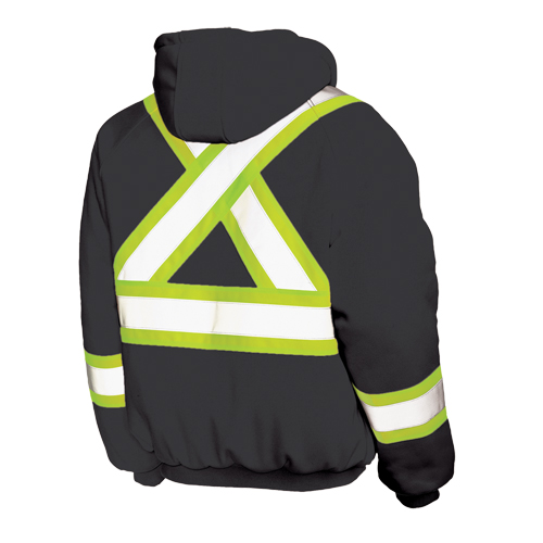 Insulated Safety Hoodie, Polyester, Large, Black M & M Nord Ouest Inc