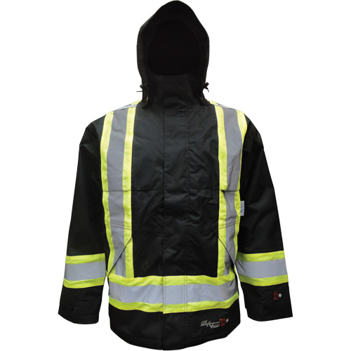 Insulated Jacket, Polyester/Polyurethane, Black, Small M & M Nord Ouest Inc