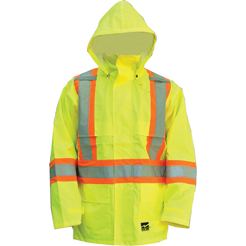 Open Road Jacket, Polyester/Polyurethane, High Visibility Lime-Yellow, Small M & M Nord Ouest Inc