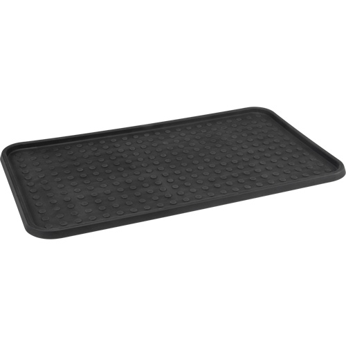 Boot Tray, Plastic, Black, 25" L x 14" W M & M Nord Ouest Inc