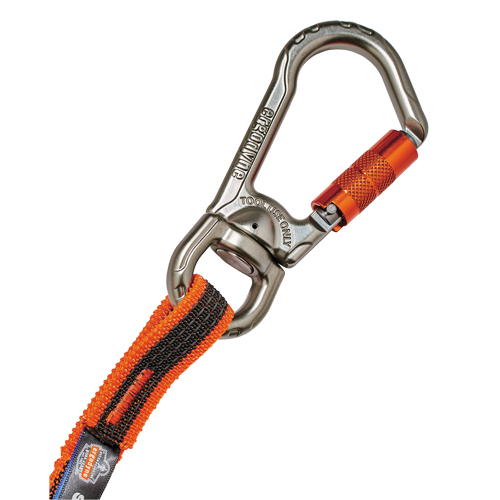 Squids&reg; 3109F(x) Double-Locking Tool Lanyard with Swivel, Bungee, Carabiner/Loop M & M Nord Ouest Inc