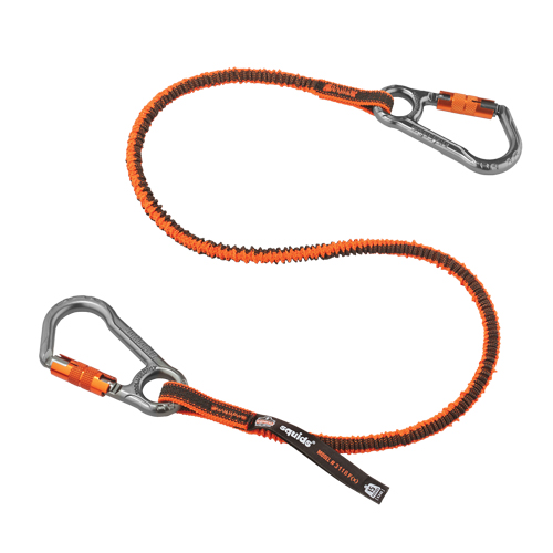 Longe porte-outils verrouillable Squids 3118F(x), Tendeur, Mousqueton double M & M Nord Ouest Inc
