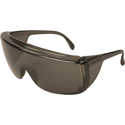 Lunettes de s&eacute;curit&eacute; s&eacute;rie 1400 Veratti Tuff Spec, Lentille Grise/fum&eacute;e, ANSI Z87+/R&eacute;pond ou surpasse la norme CSA Z94.3 M & M Nord Ouest Inc
