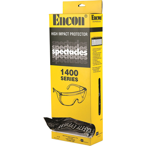 Veratti&reg; Tuff Spec&reg; 1400 Series Safety Glasses with Encon&reg; Dispenser Box, Clear Lens, ANSI Z87+/Meets/Exceeds CSA Z94.3 M & M Nord Ouest Inc
