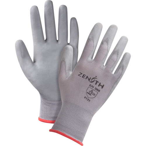 Gants en nylon enduits de polyur&eacute;thane sans DMF, 7/Petit, R&ecirc;vetement Polyur&eacute;thane, Calibre 15, Enveloppe en Nylon M & M Nord Ouest Inc