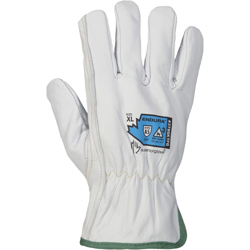 Endura&reg; Cut-Resistant Arc Flash Gloves, X-Small, 10" L, 36 cal/cm², Level 3, NFPA 70E M & M Nord Ouest Inc
