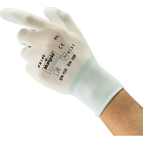 Gants enduits PX140, 6/T-petit, R&ecirc;vetement Polyur&eacute;thane, Calibre 15, Enveloppe en Nylon M & M Nord Ouest Inc