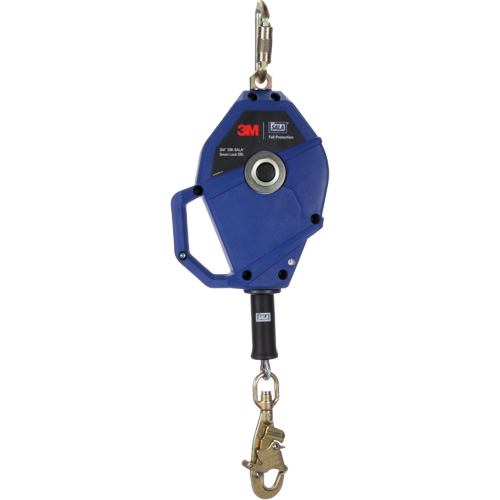 Smart Lock Self-Retracting Lifeline, 30', Galvanized Steel, Swivel M & M Nord Ouest Inc