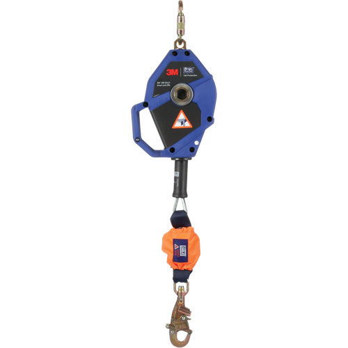 Smart Lock Self-Retracting Lifeline, 20', Galvanized Steel, Swivel M & M Nord Ouest Inc