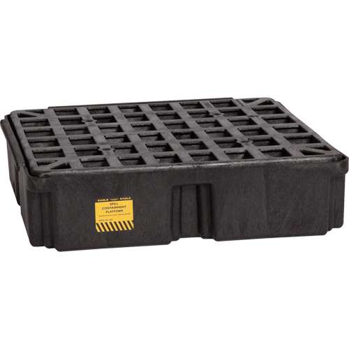 Modular Spill Platform, 15 US gal. Spill Capacity, 26" x 26.25" x 6.5" M & M Nord Ouest Inc
