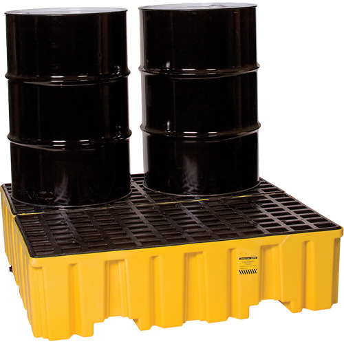 Spill Containment Pallet, 132 US gal. Spill Capacity, 51" x 52.5" x 13.75" M & M Nord Ouest Inc