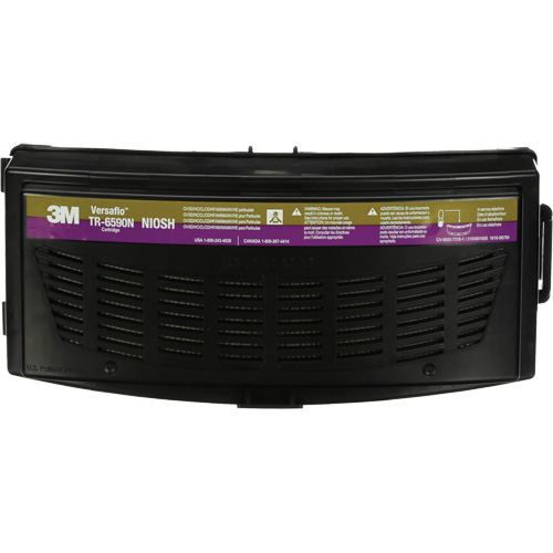 Versaflo Multi-Gas/HE Cartridge, Ammonia/Chlorine Dioxide/Chlorine Gas/Hydrogen Chloride/Hydrogen Fluoride/Mercury/Methylamine/Organic Vapour/Particulates/SO2 Sulfur Dioxide, Pack of 1 M & M Nord Ouest Inc