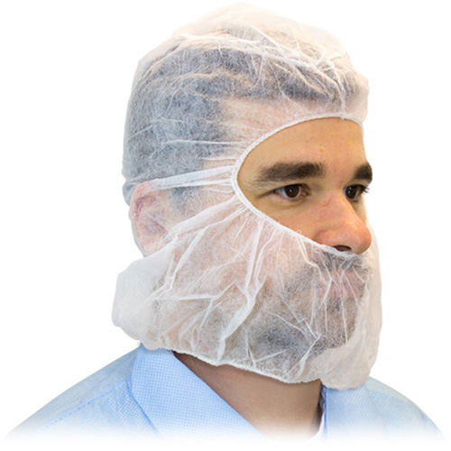 Disposable Hood, Polypropylene, White M & M Nord Ouest Inc