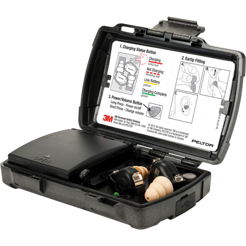 Trousse de bouchons d'oreilles Peltor Tactical TEP-200 M & M Nord Ouest Inc