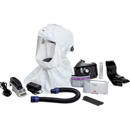 Versaflo Easy Clean PAPR Kit, Loose Fitting Hood & Faceshield, Lithium-Ion Battery M & M Nord Ouest Inc