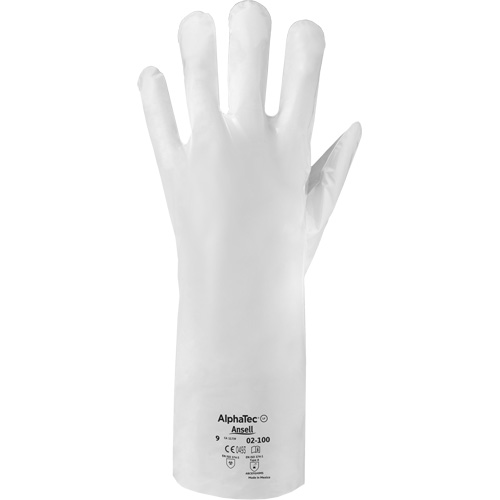 ALPHATEC&reg; 02-100 Chemical-Resistant Gloves, Size 6, 15" L, HPPE, 2.4-mil M & M Nord Ouest Inc