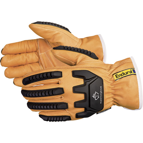 Gants de conducteur antichocs Endura, T-petit, Paume en Cuir fleur de ch&egrave;vre, Thinsulate M & M Nord Ouest Inc