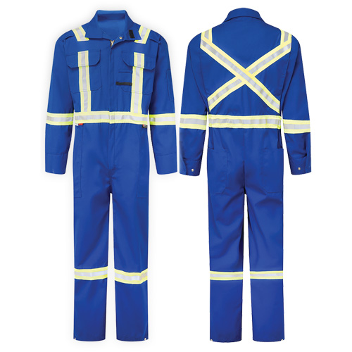 Nomex&reg;Essential 6 oz. Deluxe Coveralls, Size 34, Royal Blue M & M Nord Ouest Inc
