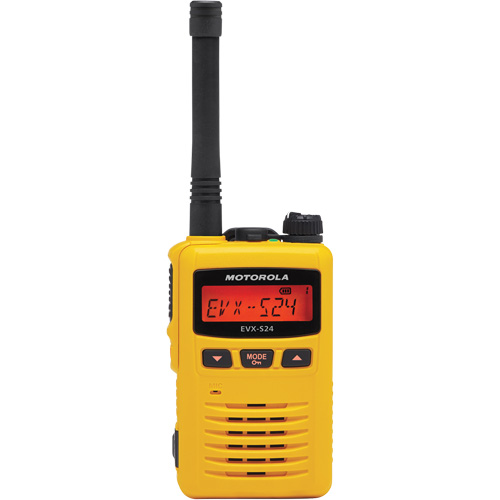 EVX-S24 Series Portable Radio, UHF Radio Band, 256 Channels, 200 000 sq. ft. Range M & M Nord Ouest Inc