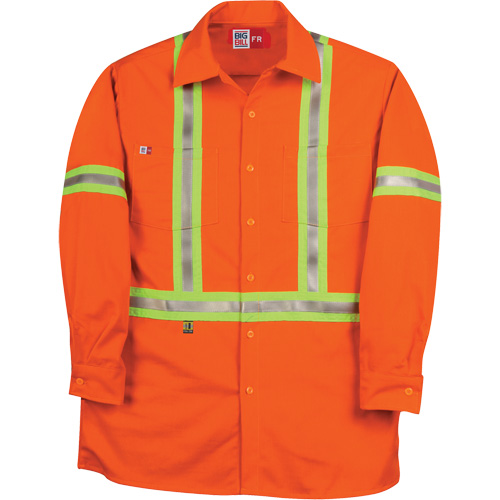 Westex UltraSoft&reg; Industrial Work Shirt, Small, Orange M & M Nord Ouest Inc