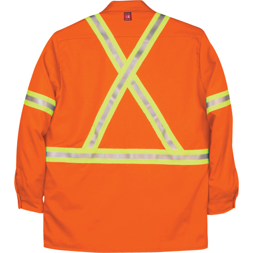 Westex UltraSoft&reg; Industrial Work Shirt, Small, Orange M & M Nord Ouest Inc