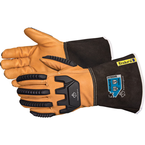 Gants de conducteur antichocs Endura, Petit, Paume en Cuir fleur de ch&egrave;vre, Kevlar M & M Nord Ouest Inc