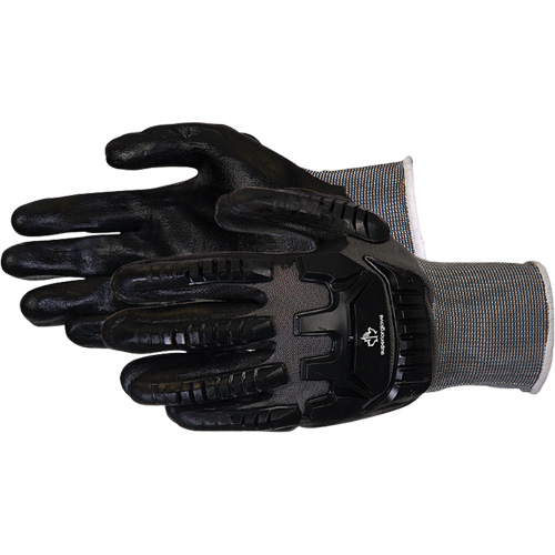 Gants de travail antichocs Dexterity, Petit, Paume en Synth&eacute;tique, Poignet Poignet en tricot M & M Nord Ouest Inc
