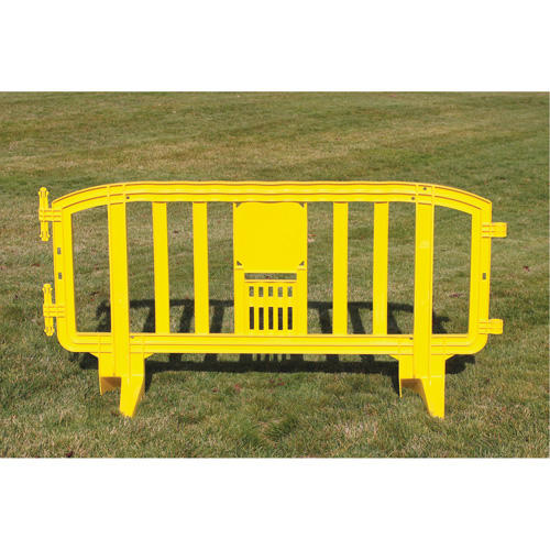 Barricade Movit, Emboîtables, 78" lo x 39" h, Jaune M & M Nord Ouest Inc