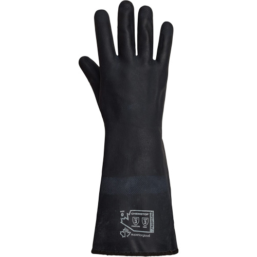 Gants &agrave; usage intensif r&eacute;sistants &agrave; la chaleur & aux produits chimique SolvStop, N&eacute;opr&egrave;ne, 8, Prot&egrave;ge jusqu'&agrave; 392° F (200° C) M & M Nord Ouest Inc