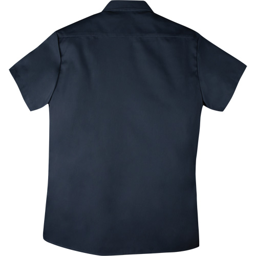 Chemise de travail &agrave; manches courtes en tissu crois&eacute; avec boutons-pression, Hommes, Moyen (grande taille), Bleu marin M & M Nord Ouest Inc