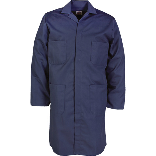 Sarrau de laboratoire, Poly-coton, 32, Bleu marine M & M Nord Ouest Inc