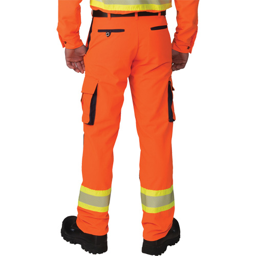 Ripstop High-Visibility Cargo Pants, Polyester, 28, High Visibility Orange M & M Nord Ouest Inc