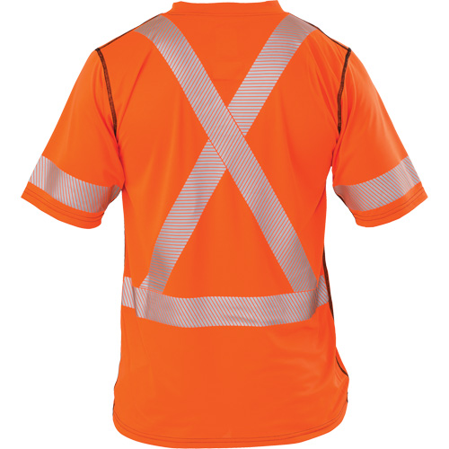 Polartec&reg; Power Grid&reg; High Visibility Short Sleeved T-Shirt, Polyester, Medium (Tall), Orange M & M Nord Ouest Inc