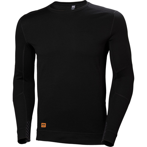 Maillot thermique &agrave; col rond &eacute;vacuant l'humidit&eacute; Lifa Max, Hommes, 2T-Grand, Noir M & M Nord Ouest Inc