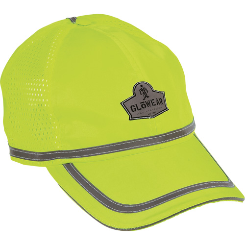 Casquette de baseball haute visibilit&eacute; GloWear 8930, Jaune lime haute visibilit&eacute;, Polyester M & M Nord Ouest Inc