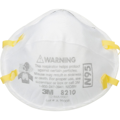 Particulate Respirator, N95, NIOSH Certified M & M Nord Ouest Inc