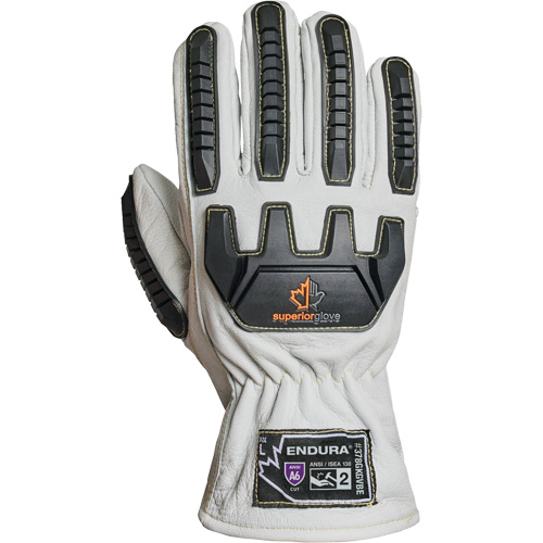 Endura&reg; 378GKGVBE Cut & Impact Resistant Gloves, Small, Goatskin Palm, Driver Cuff M & M Nord Ouest Inc
