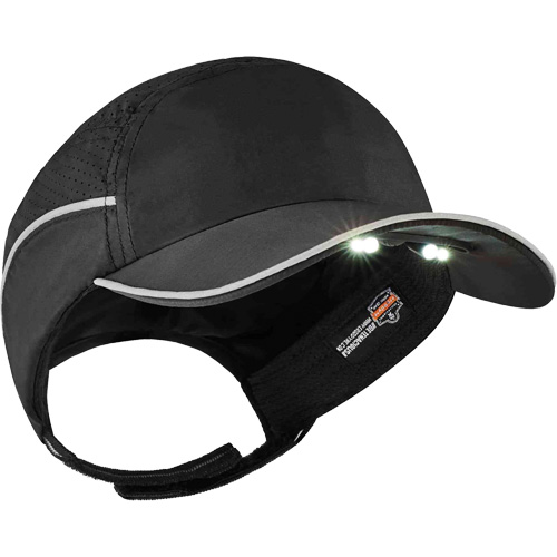Skullerz&reg; 8965 Lightweight Bump Cap Hat with LED Lighting, Black M & M Nord Ouest Inc