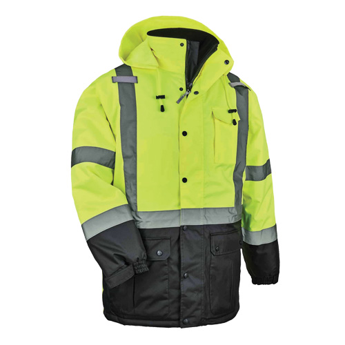 GloWear&reg; 8384 Type R Thermal Parka, High Visibility Lime-Yellow, Large M & M Nord Ouest Inc