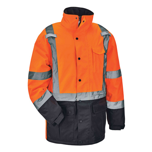 Parka thermique GloWear 8384 de Type R, Orange haute visibilit&eacute;, Grand M & M Nord Ouest Inc