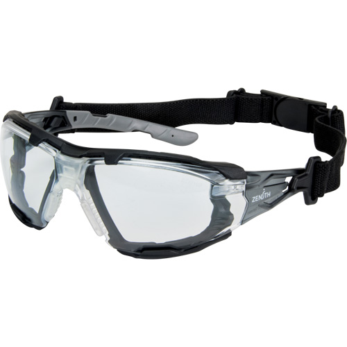 Z2900 Series Safety Glasses with Foam Gasket, Clear Lens, Anti-Scratch, ANSI Z87+/Meets/Exceeds CSA Z94.3 M & M Nord Ouest Inc