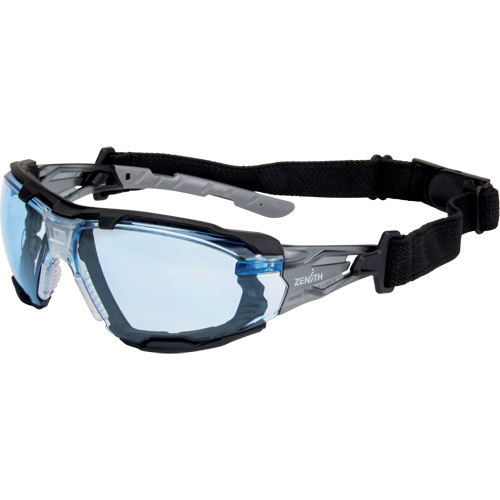 Z2900 Series Safety Glasses with Foam Gasket, Blue Lens, Anti-Scratch, ANSI Z87+/Meets/Exceeds CSA Z94.3 M & M Nord Ouest Inc