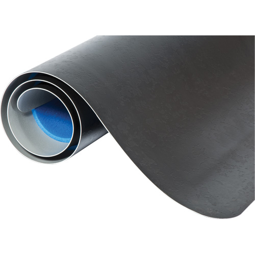 WD Elegance Anti-Microbial Mats, Smooth, 2' x 3' x 9/16", Black, Vinyl M & M Nord Ouest Inc