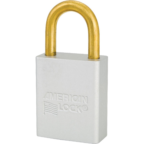 American Lock&reg; Safety Padlock, Clear, Keyed Alike, Aluminum, 1-1/2" Width M & M Nord Ouest Inc