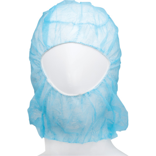 Disposable Hood, Polypropylene, Blue M & M Nord Ouest Inc